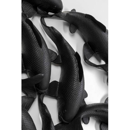 KARE dekoracja ścienna SCHOOL OF KOI 160  czarna