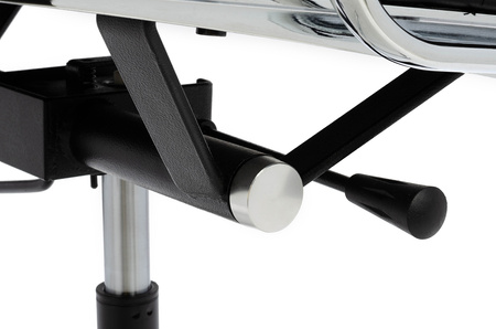 Fotel biurowy AERON PRESTIGE PLUS chrom  - skóra naturalna, aluminium