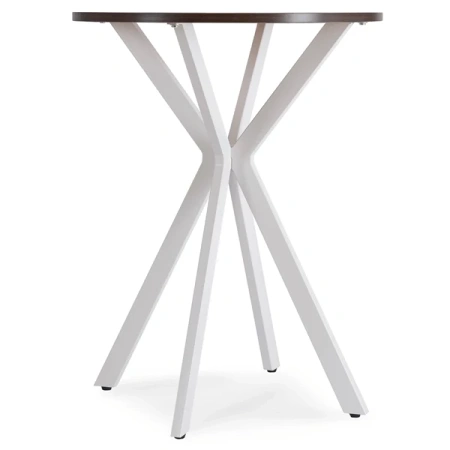 Stół LAUREN 60 cm Orzech/Biały