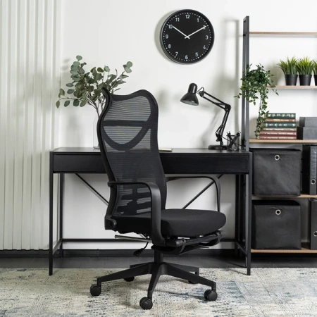 Fotel Obrotowy ACTON Czarny