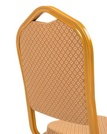 Krzesło bankietowe / konferencyjne HERA   beżowe / złote