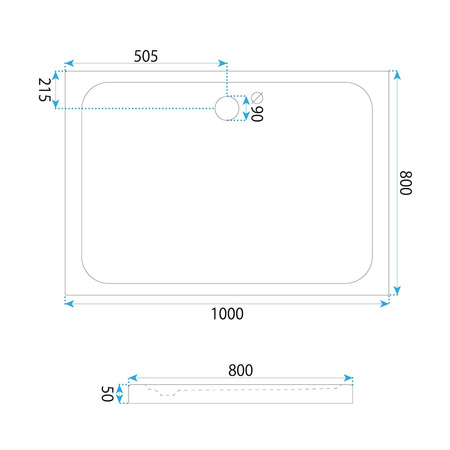 BRODZIK BELMOND WHITE 90x90