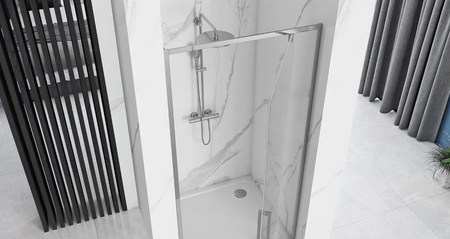 DRZWI PRYSZNICOWE RAPID SWING CHROM 100