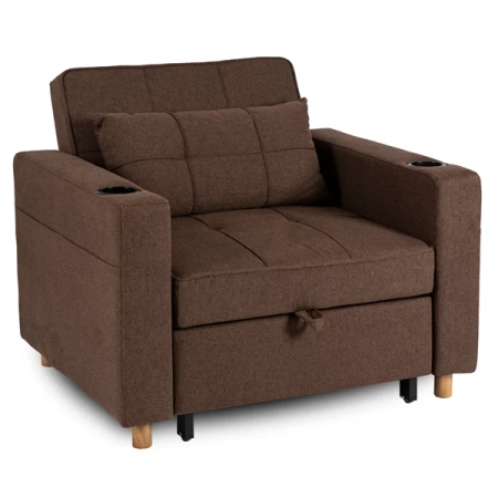 Fotel SOLOR Brązowy