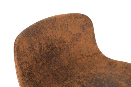 Krzesło barowe STOR PU regulowane  brązowe