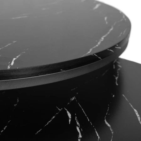 Zestaw Stolików MAURO MAX Czarny Marmur