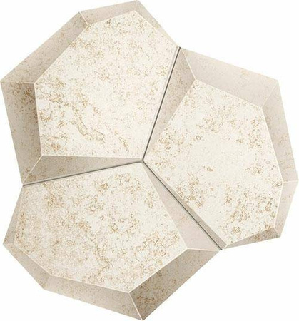 Tubądzin Alabaster Shine Mozaika White 19x21