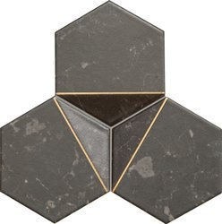 Tubądzin Maciej Zień Scoria Black 1 Mozaika 19,2x16,5