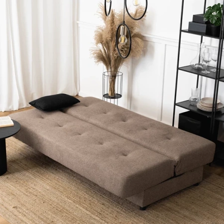 Zestaw 2x Sofa ARUBA Brązowa