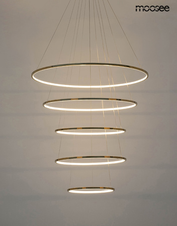 MOOSEE lampa wisząca RING SLIM L złota