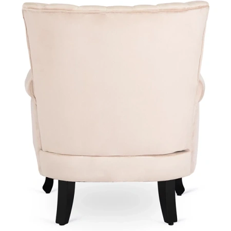 Fotel MALLO Beżowy Welurowy