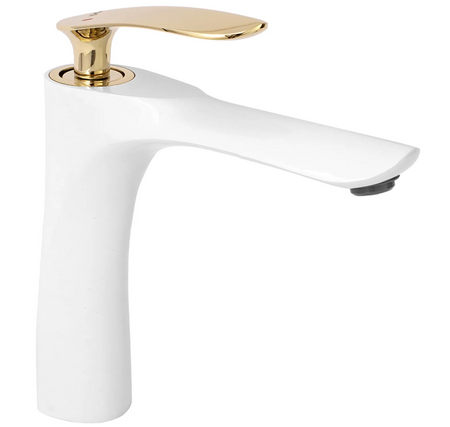 BATERIA UMYWALK JS-B215WG  ORBIT BIAŁA/ZŁOTA NISKA