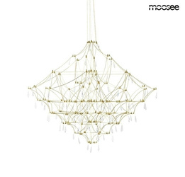 MOOSEE lampa wisząca CONSTELATION 77 GOLD - LED, stal szczotkowana