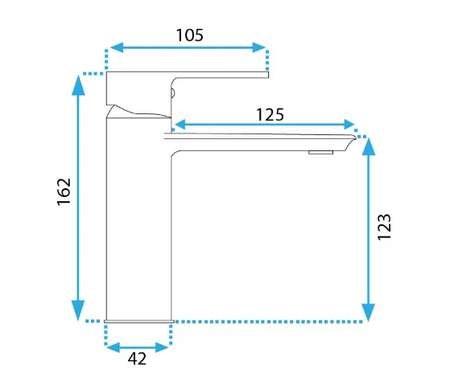 BATERIA UMYWALKOWA MY2102-2C VENETA CHROM NISKA