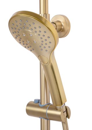 ZESTAW NATRYSKOWY VINCENT ZLOTY SZCZOTKOWANY TERMO