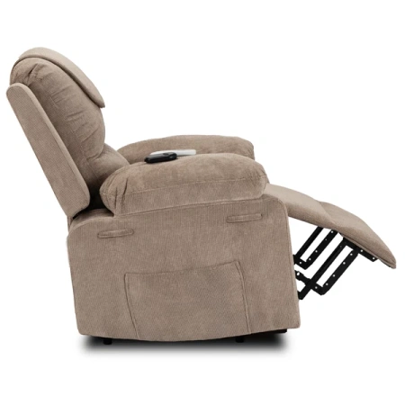 Fotel Masujący z Funkcją Wstawania FENIX Beżowy