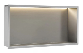 PÓŁKA WNĘKOWA LED 60x30x10 cm BRUSH