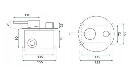 ZESTAW NATR PODTYNKOWY LUNGO GRIP MIEDŹ SZCZ + BOX