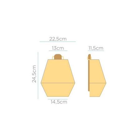 NEW GARDEN lampa ścienna SISINE 25 WALL IN&OUT BATTERY