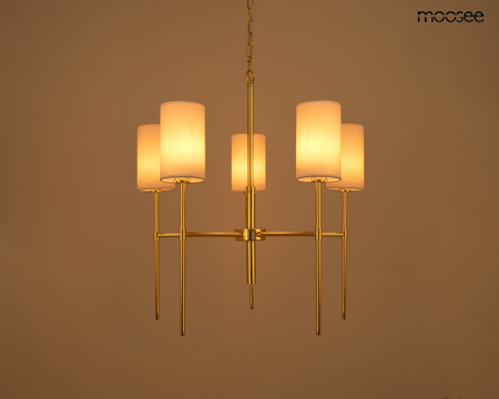 MOOSEE lampa wisząca IMPERIO 5 złota
