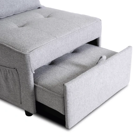 Fotel IBERIS 80 cm Szary