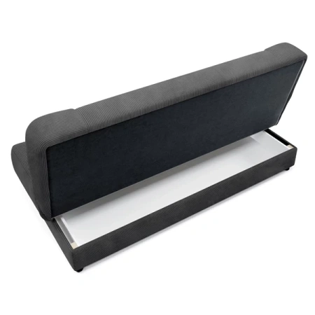 Sofa PIANO Sztruksowa Ciemnoszara
