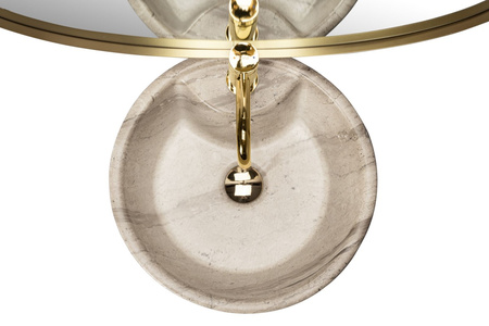 UMYWALKA BLANKA NATURAL MATT - WOLNOSTOJĄCA