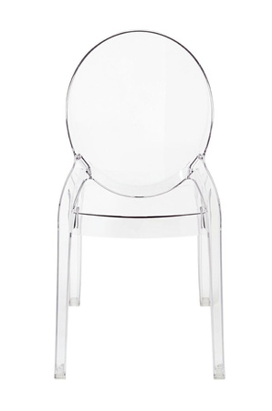 Krzesło ELIZABETH transparentne -  poliwęglan