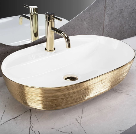 UMYWALKA AURA 61 BRUSH GOLD/WHITE - NABLATOWA