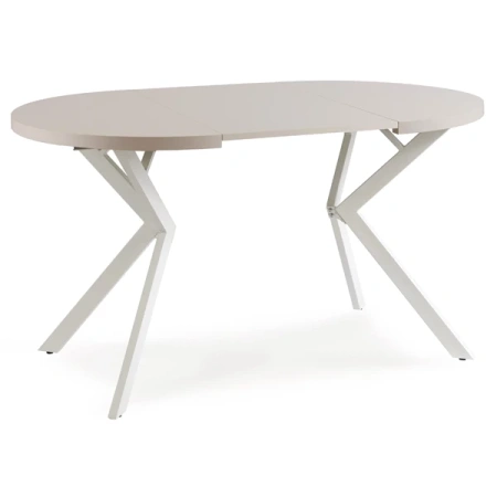 Stół DORIAN 80-160 cm Kaszmir/Biały