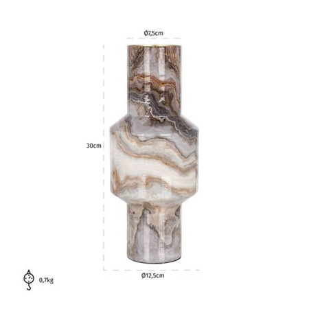 RICHMOND wazon NOIA S brązowy