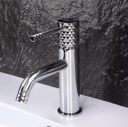 BATERIA UMYWALKOWA LUNGO DIAMOND CHROM NISKA