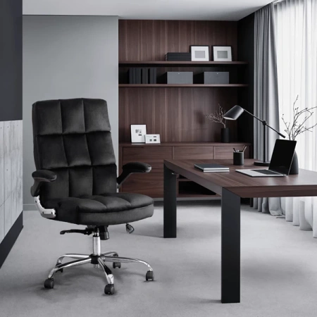 Fotel Obrotowy LONDON Czarny