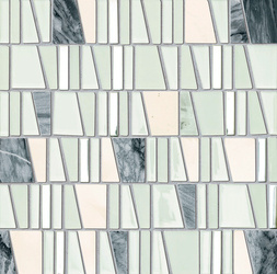 Tubądzin Drops Stone White Mozaika Ścienna 30x30