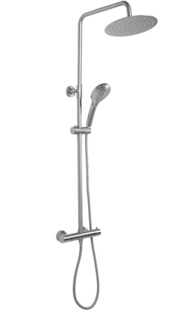 ZESTAW NATRYSKOWY VINCENT NIKIEL SZCZOTKOWANY TERM