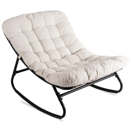 Fotel Bujany AURORA Beżowy