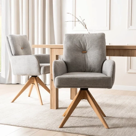 Krzesło Obrotowe BIANCO Szare