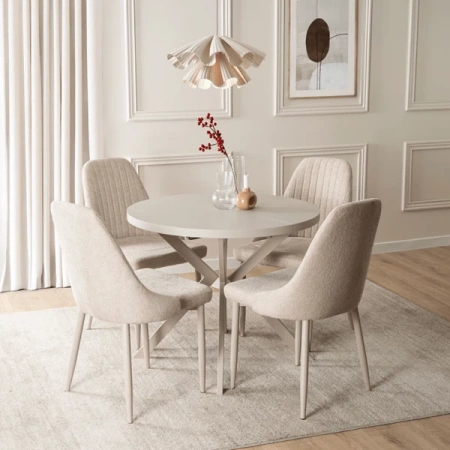 Stół LUGO 90-190 cm Kaszmirowy