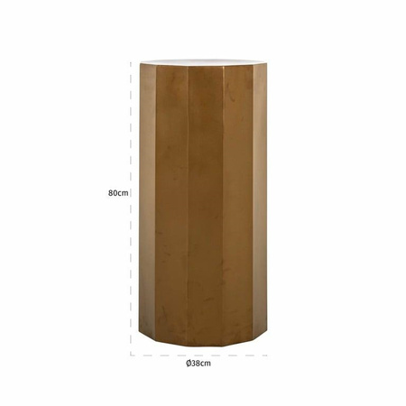 RICHMOND kolumna / stolik KILPIN          szczotkowane złoto