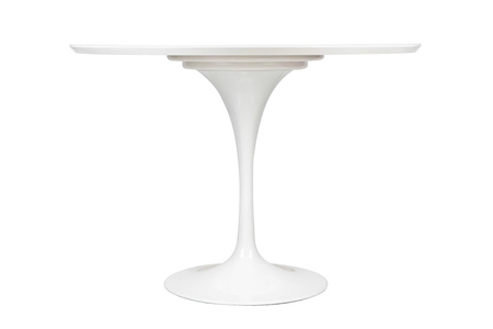 Stół TULIP PREMIUM 100 biały  - MDF, metal