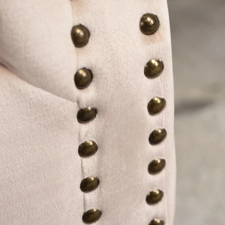 Fotel MALLO Beżowy Welurowy