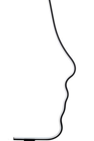 MOOSEE lampa podłogowa FACE FLOOR czarna