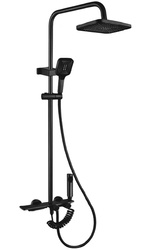 ZESTAW NATRYSKOWY HELIX CZARNY