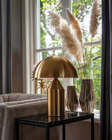 RICHMOND lampa stołowa ALICIA złota - szczotkowane złoto