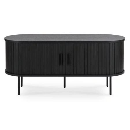 Szafka RTV Dwudrzwiowa 120 cm TRISH Czarna