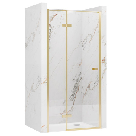 DRZWI PRYSZNICOWE ATLAS BRUSH GOLD 100 P
