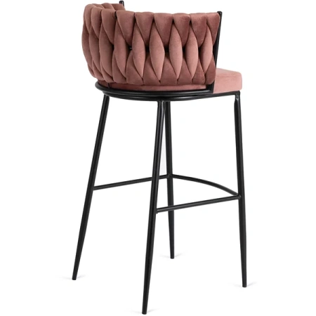 Hoker FLORES Różowy Welurowy