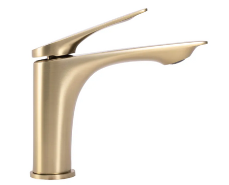 BATERIA UMYWALKOWA AVALON ZŁOTA SZCZOTKOWANA NISKA