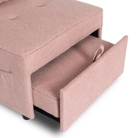 Fotel IBERIS 67 cm Różowy