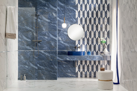 Tubądzin Domino Ferro Blue 29,8x59,8